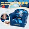 Costway Kids Sofa Toddler Upholstered Armrest Chair with Solid Wooden Frame Navy